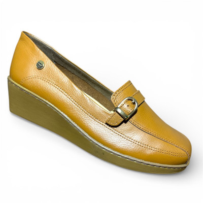 Romulo Casual Cuero Miel Mujer Talla 36 Ref 1012